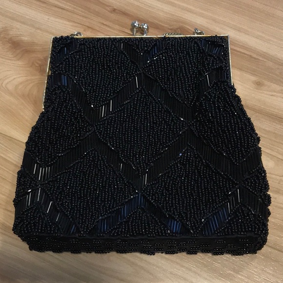 Antique Beaded Wristlet purse by DU-VAL - Picture 2 of 13